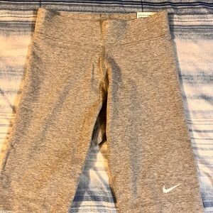Nike Gray Tight Fit Midrise Short Length